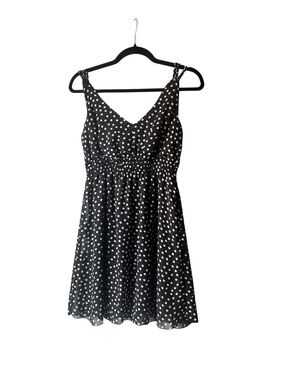 Charlotte Russe Black and White Polka Dot Mini Dress